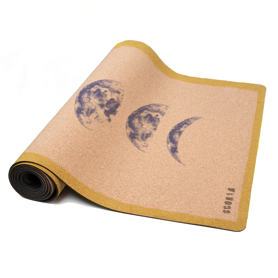 Moon Phases Cork Yoga Mat 4.5mm